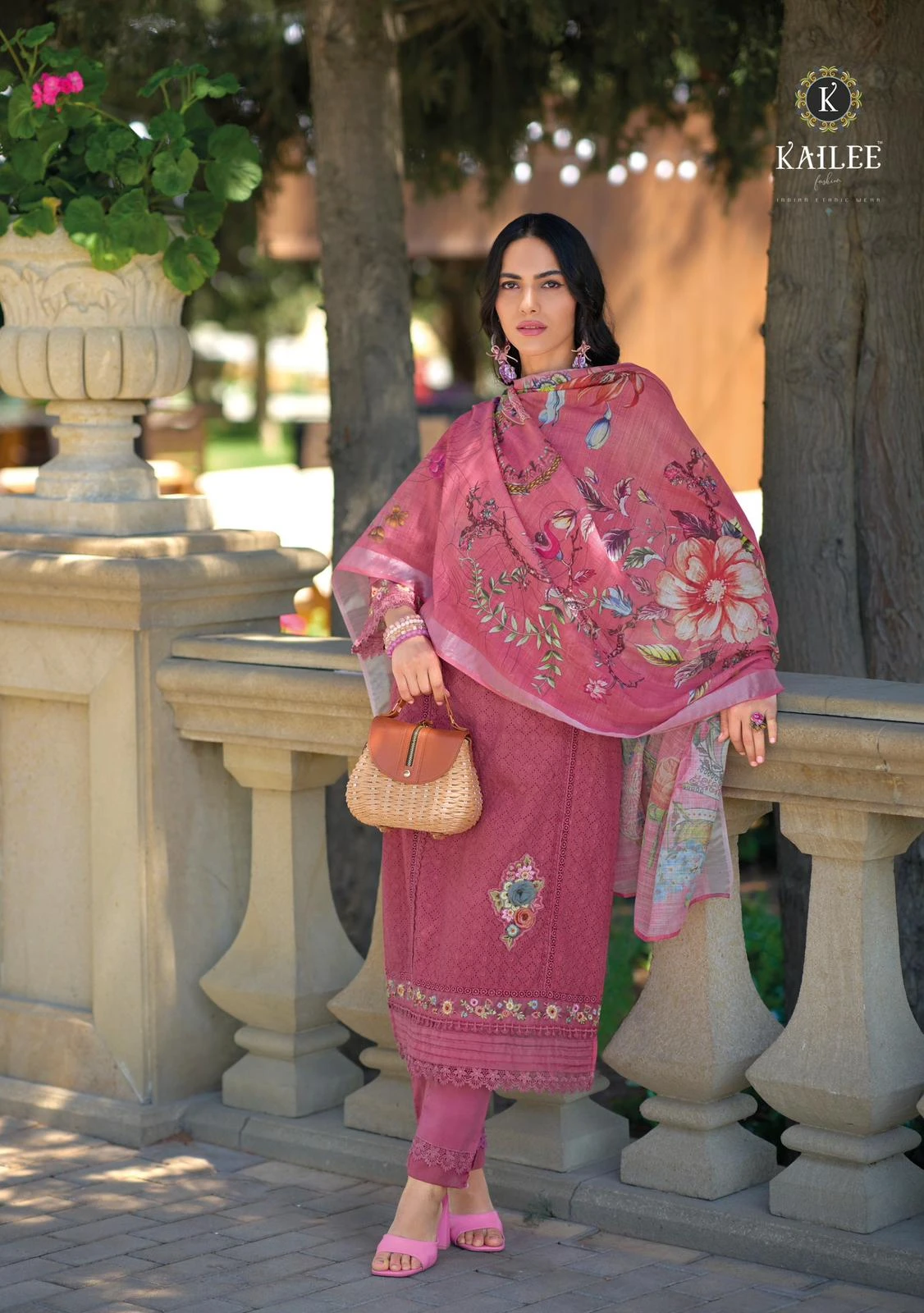 Kailee Fashion Sajda Cotton Wholesale Readymade Fancy Salwar Suit Catalog — Wholesale Salwar Suits, Kailee Fashion wholesale from Surat — view 2